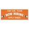 Signmission Join Our Team Now Hiring Apply Inside Banner Concession Stand Food Truck Single Sided B-96-30093 - alternate 1